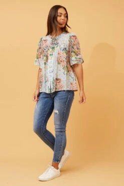 SELENA BOHO PRINT TOP -Femme Connection Sales 2cd5827a502a037b95a0629edb4014ab