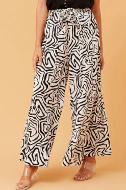 ADDISON ABSTRACT PRINT PANTS -Femme Connection Sales 2ce5749b5141dbd985443c012736129e