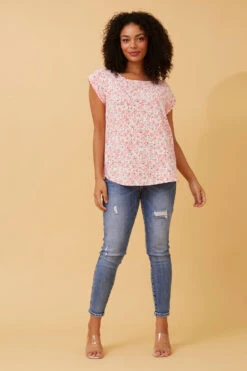 SHELLY FLORAL PRINT SHELL TOP -Femme Connection Sales 2d844c1e020bde03692c2777fc7f143c a9c22397 ac39 4e51 b8c4 9c0b621e5a84