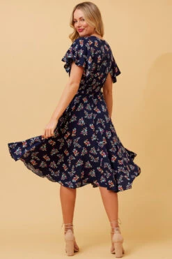 SANDY FLORAL SHORT DRESS -Femme Connection Sales 2e27e06096f226c4327dacaa1586a333