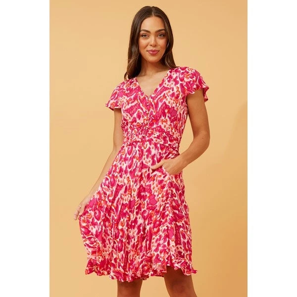 PASADENA ABSTRACT PRINT SHORT DRESS 10 PASADENA ABSTRACT PRINT SHORT DRESS - Image 8