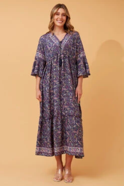 TRINA PAISLEY BOHO MAXI DRESS 12 TRINA PAISLEY BOHO MAXI DRESS -Femme Connection Sales 2e94f06b49d695f658c407a0c4bc0261