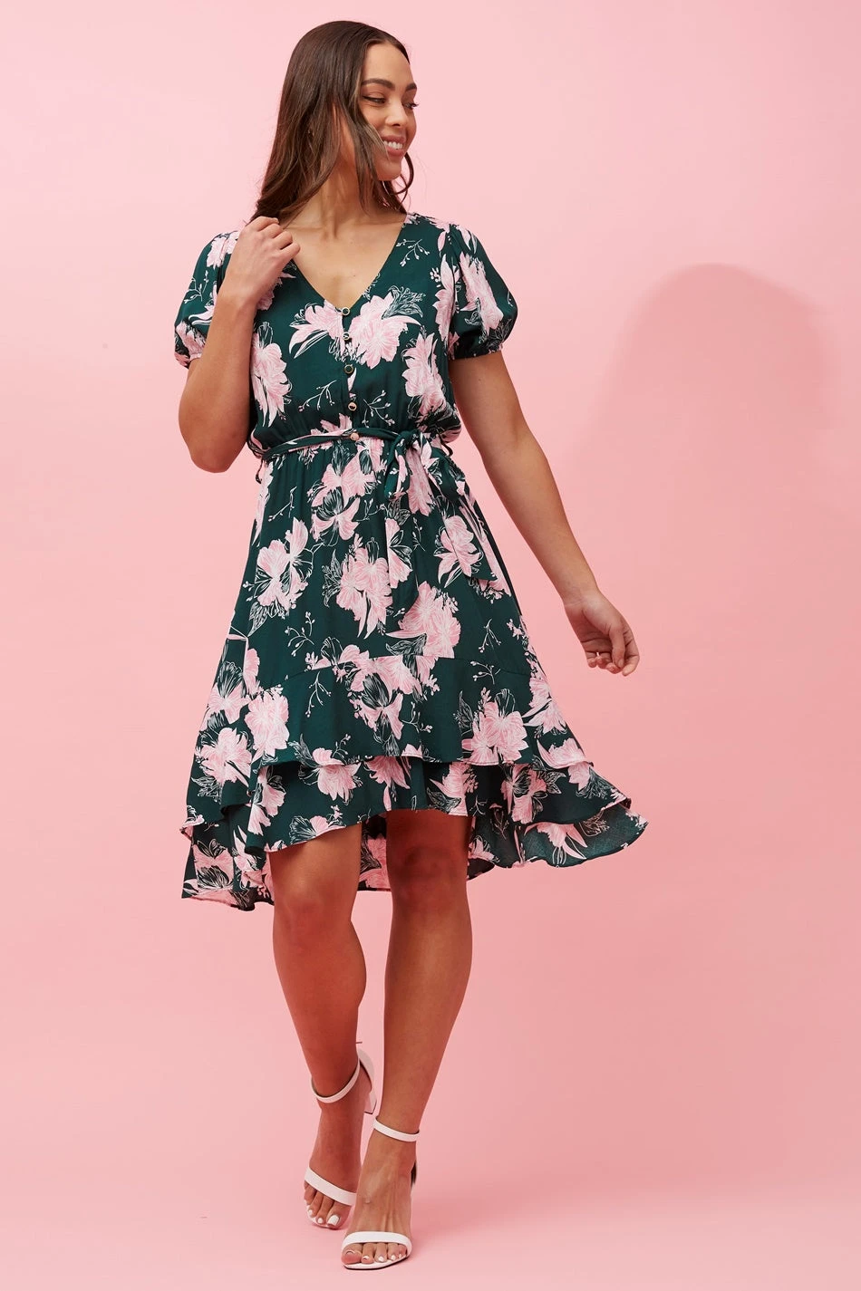 BRENDA FLORAL SHORT DRESS 4 BRENDA FLORAL SHORT DRESS - Image 2