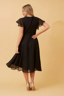 NALANI MOCK WRAP MIDI DRESS -Femme Connection Sales 2f667f5ef3eeb19905c42b0611ff80c2