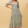ELSIE FLORAL BOHO MAXI DRESS
