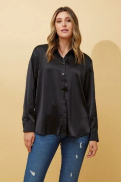 ALITA SATIN SHIRT -Femme Connection Sales 30a7ad8bb157c36148d0b38eb039856b