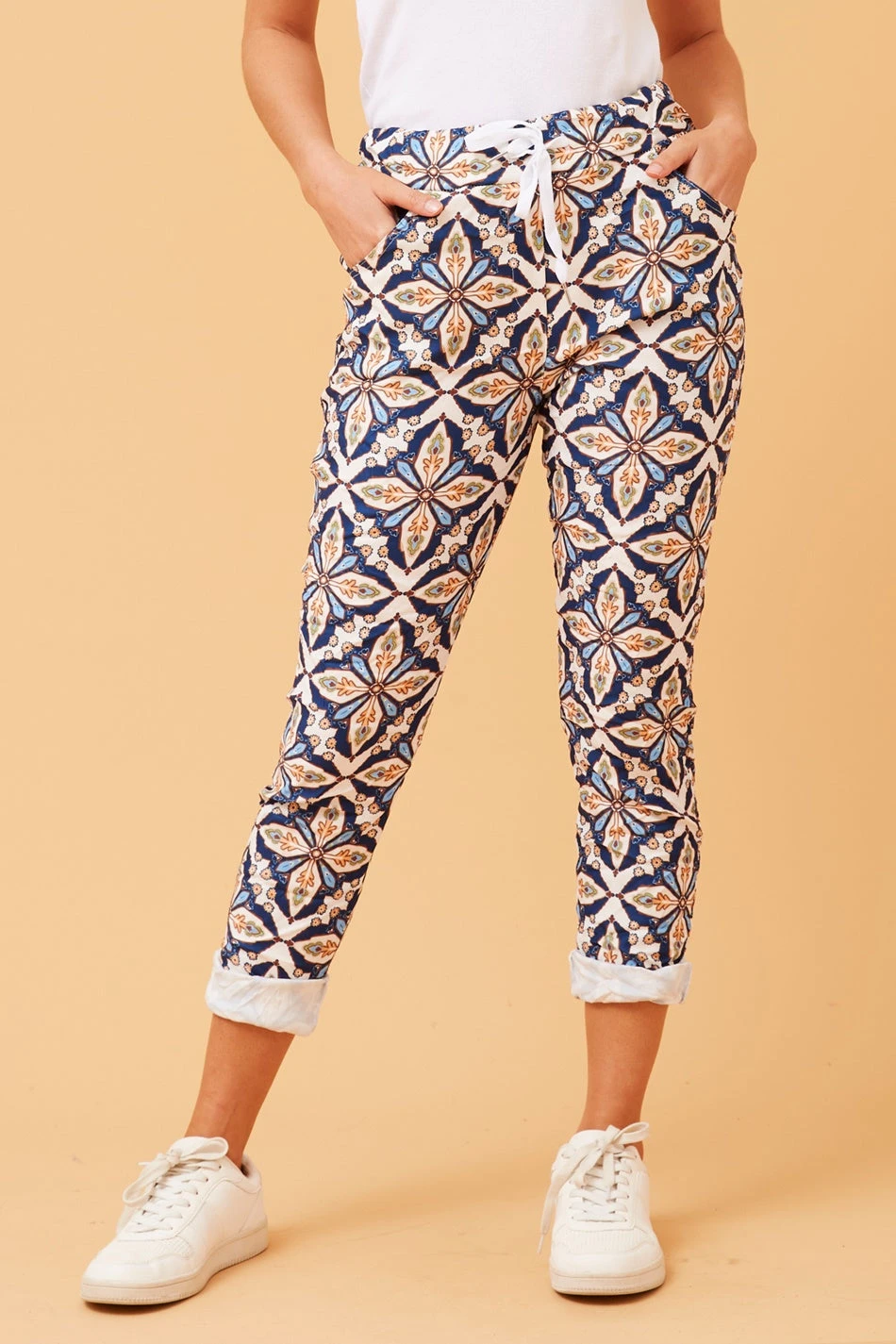 JANJA ABSTRACT PRINT BOHO JOGGERS 5 JANJA ABSTRACT PRINT BOHO JOGGERS - Image 3