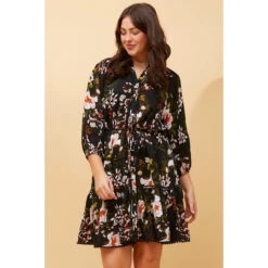 JEANIE FLORAL BOHO SHORT DRESS -Femme Connection Sales 314128c13062c4488675becf6610405b