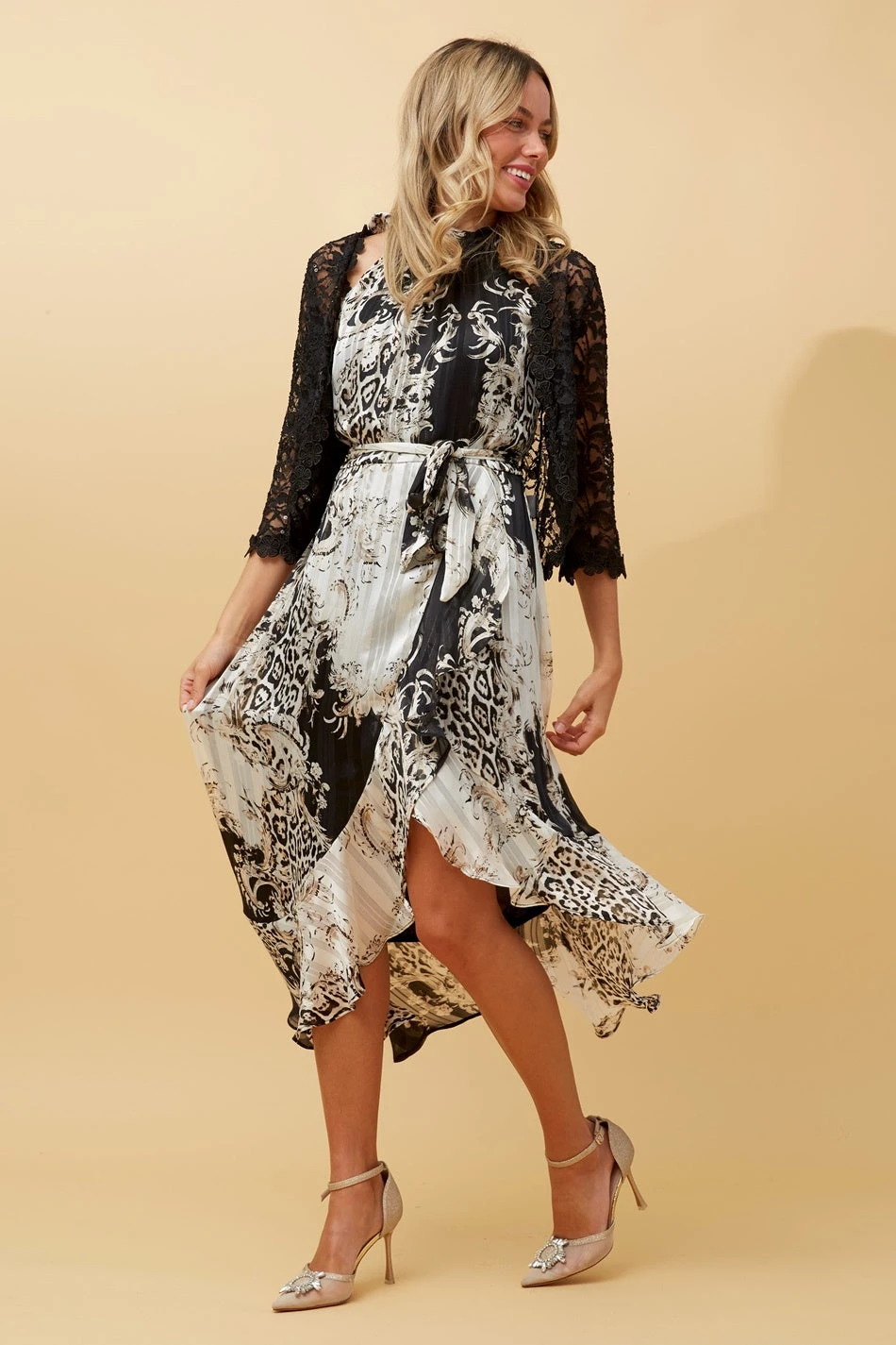 JUSTINE FLORAL SEQUIN LACE CARDIGAN 8 JUSTINE FLORAL SEQUIN LACE CARDIGAN - Image 6