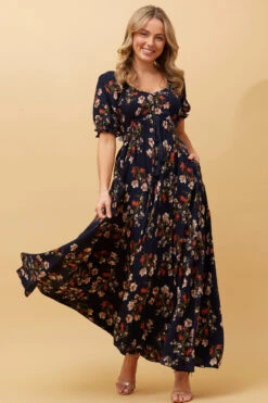 DAISY FLORAL BOHO MAXI DRESS -Femme Connection Sales 32105ace6ee2b7707a1dacd1c8525ceb