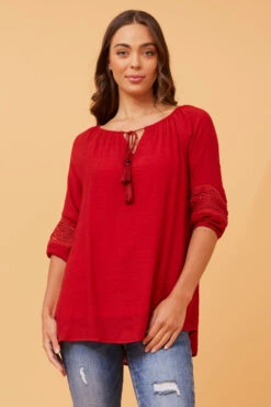ANDREA PEASANT TOP -Femme Connection Sales 3244ac25d5576d6bbd6cab89f9be1577