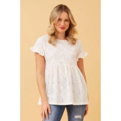 Stella BABYDOLL LACE TOP -Femme Connection Sales 326206ce7027c6cf6a9a54f30bbf7583