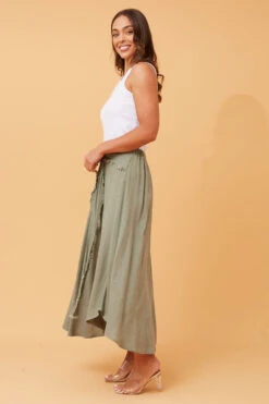 ESTRELLA LINEN MIDI SKIRT -Femme Connection Sales 329d66066f13a9e53651bc2a6d63b227