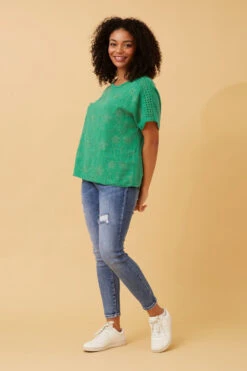 CONNIE EMBROIDERED FLORAL TOP -Femme Connection Sales 32bdaad0c8bb8aa70c00e48945a6ff71