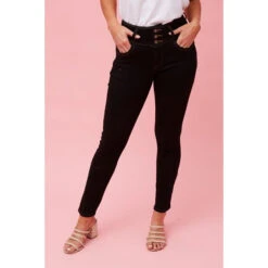 ELLERY BUTTON DETAIL DENIM -Femme Connection Sales 3390c0b107063c77c3f772c228ab6bd7