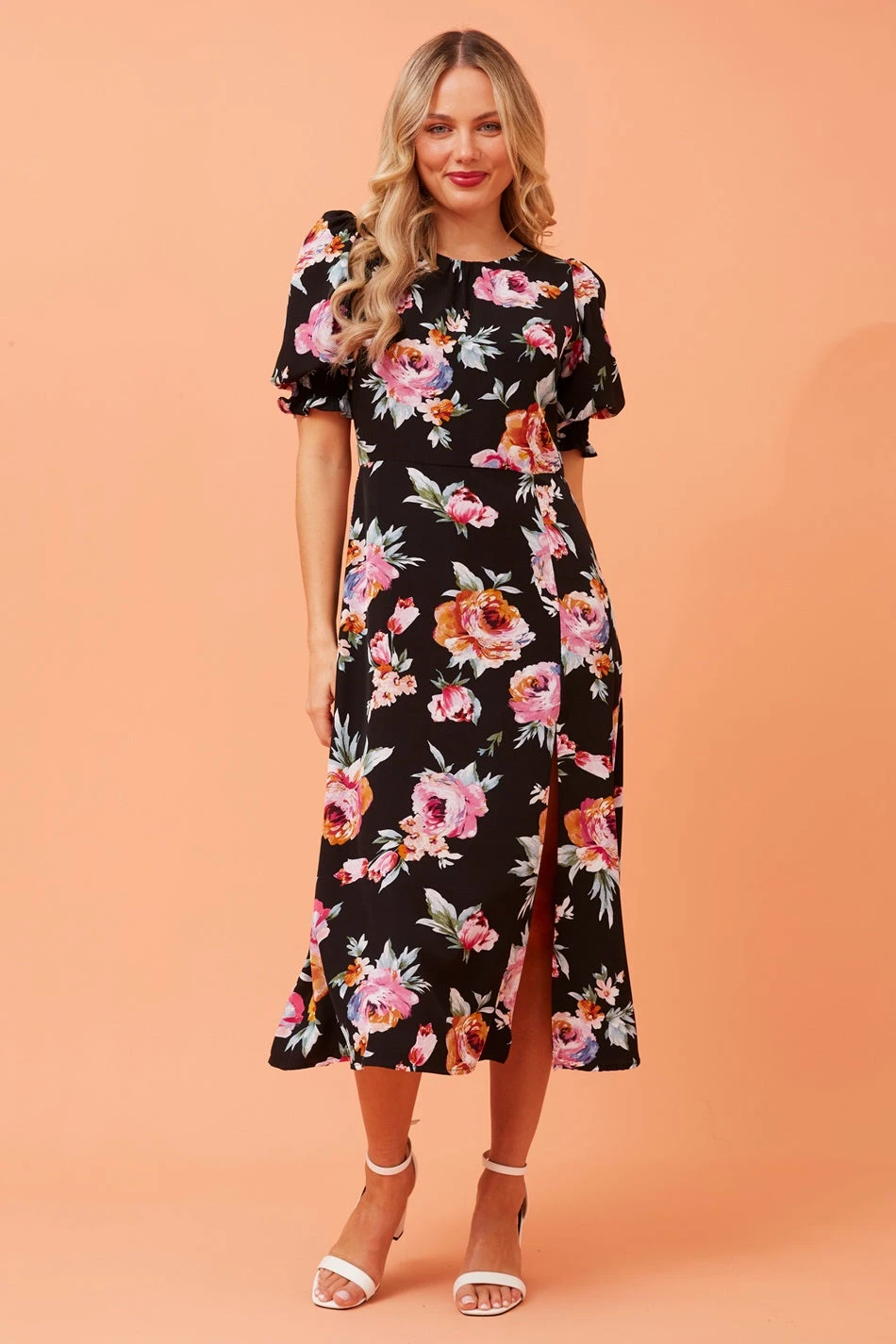 PEYTON FLORAL MIDI DRESS 6 PEYTON FLORAL MIDI DRESS - Image 4