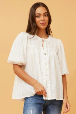 SELENA EMROIDERED TOP -Femme Connection Sales 34a140e473a75e041333742ca6eecc1c