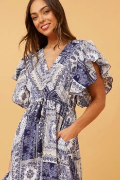 GEMALLA PATCHWORK BOHO MAXI DRESS -Femme Connection Sales 34d1f947cf5caba6af3f825f6e9bc262