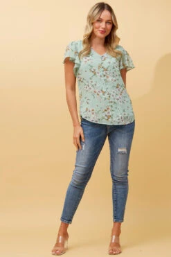 ROMY FLORAL BLOUSE 13 ROMY FLORAL BLOUSE -Femme Connection Sales 354821750dc6ec1348fa2fe3f64979cc