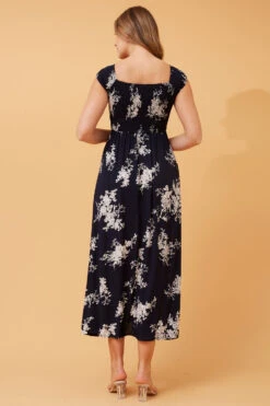 ROBIN FLORAL BARDOT MAXI DRESS -Femme Connection Sales 3641372dee08b2f5217c71f235d63cbd
