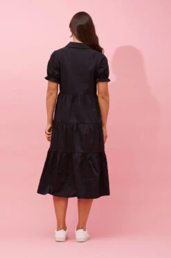 TIFFANY PUFF SLEEVE MIDI DRESS -Femme Connection Sales 36723fcec6516d87c3bcbe22558c15c5