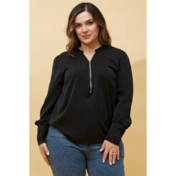 Stella LONG SLEEVE ZIP FRONT TOP 30 Stella LONG SLEEVE ZIP FRONT TOP -Femme Connection Sales 36e0a770a75668b3d91b4a85da13108f