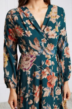 FLORAL WRAP DRESS 20 FLORAL WRAP DRESS -Femme Connection Sales 3727ab3a9a04fc6f94ed7c9c74e46999