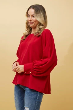 TEREZE OVERSIZED BATWING SLEEVE BLOUSE -Femme Connection Sales 373a746065d02e5781248f5414f50933