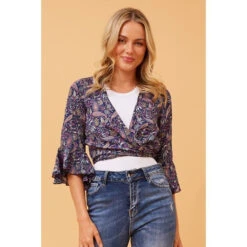 JAMAL PAISLEY BOHO CROP TOP 15 JAMAL PAISLEY BOHO CROP TOP -Femme Connection Sales 37a11c6ba0ed1948dc6b6d43913d29c2