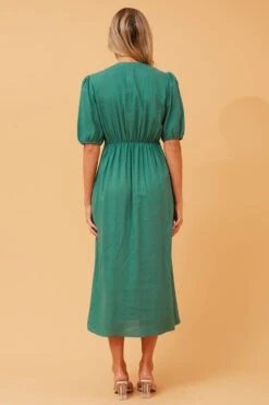 EMIKO BUTTON FRONT LINEN DRESS -Femme Connection Sales 37b1005caffa02d415fa587460368f4f