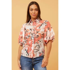 WILKIE PUFF SLEEVE FLORAL TOP 17 WILKIE PUFF SLEEVE FLORAL TOP -Femme Connection Sales 37ba54cb28c69a956e38d1dc51cac154
