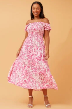 ASHTON ABSTRACT PRINT MAXI DRESS -Femme Connection Sales 38465709cc21d792a852b541146d145a