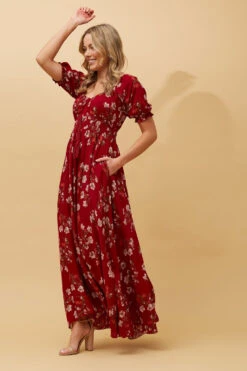 DAISY FLORAL BOHO MAXI DRESS -Femme Connection Sales 39737c48e7e78fd598654c557f65f700