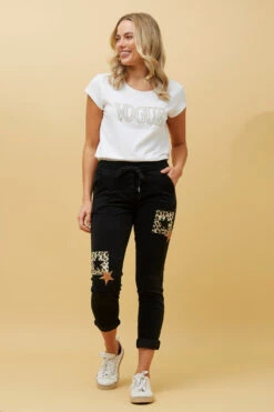 CARRISA PATCHWORK PRINT JOGGER PANTS 25 CARRISA PATCHWORK PRINT JOGGER PANTS -Femme Connection Sales 3a2d8941002a6ce97de9fe7c122d865d