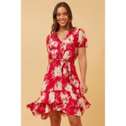 BRENDA FLORAL SHORT DRESS 29 BRENDA FLORAL SHORT DRESS -Femme Connection Sales 3a7824befffa0e9ac607e3c0f5a969cd