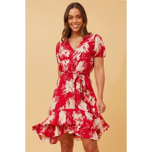 BRENDA FLORAL SHORT DRESS 16 BRENDA FLORAL SHORT DRESS - Image 14