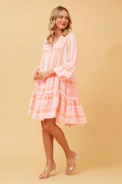 AMIRA JAQUARD BOHO SHORT DRESS -Femme Connection Sales 3a7a91bca9290f1e72cbb56da6449d4f