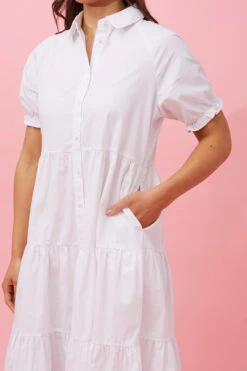 TIFFANY PUFF SLEEVE MIDI DRESS -Femme Connection Sales 3a837e63308a7ef8c01c6a9e1564abc1