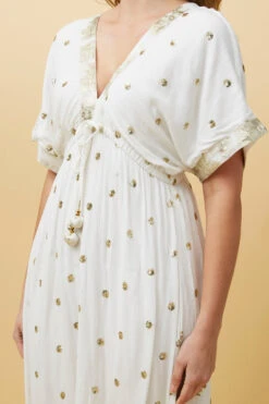 CHRISTINA SEQUIN POLKA DOT MAXI DRESS -Femme Connection Sales 3a8b0f6e8a66ac7f6b42774d1f69ebde