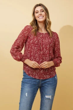 BREE PAISLEY PRINT BLOUSE 12 BREE PAISLEY PRINT BLOUSE -Femme Connection Sales 3aba048bc49068e19937919f17276460
