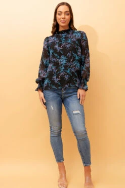 DIANA LEAF PRINT BLOUSE -Femme Connection Sales 3b05856f266c6c06d902b5b872f0afab