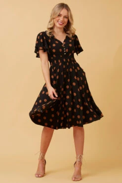SANDY POLKA DOT SHORT DRESS -Femme Connection Sales 3c810c8b59c3c4c55280eba46de1a80d 02f7a797 8adf 47c1 ab6f ebacf8efd4f0
