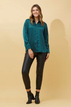 ALITA SATIN SHIRT -Femme Connection Sales 3d4fb2ef7f5b2bcd4000270dc12365a9