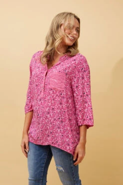 ROSETTA FLORAL SEQUIN DETAIL TOP -Femme Connection Sales 3d567049b45b19299afb89b4a128fbdb