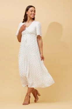 IVANA TEARDROP FOIL PRINT MAXI DRESS -Femme Connection Sales 3eccd61130c1b6fed758e6d0cd792dc8