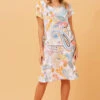 MESSINA PAISLEY LINEN DRESS -Femme Connection Sales 3f68ed6a43f765de2cab0738701e2ce4