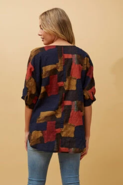 TARA ABSTRACT PRINT HI LOW HEM TOP 25 TARA ABSTRACT PRINT HI LOW HEM TOP -Femme Connection Sales 405e65b70a70989c6797a09d1351b121