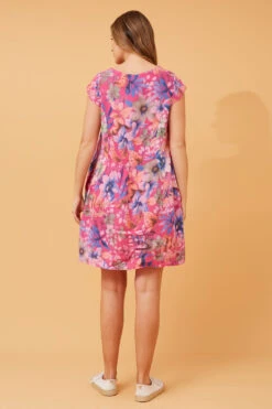 SISLEY FLORAL LINEN SHIFT DRESS 26 SISLEY FLORAL LINEN SHIFT DRESS -Femme Connection Sales 4062ad412033f3d40e875156ed21af28