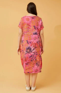 VITALIA FLORAL LINEN MIDI DRESS -Femme Connection Sales 40c20d119462f2f5cca004a6abc0de4b