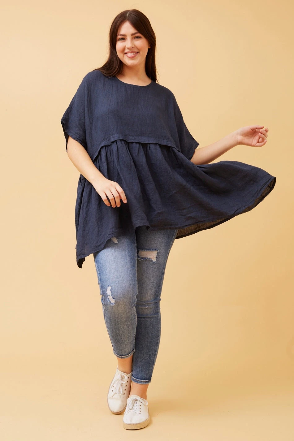 FAYOLA OVERSIZED LINEN TOP 14 FAYOLA OVERSIZED LINEN TOP - Image 12